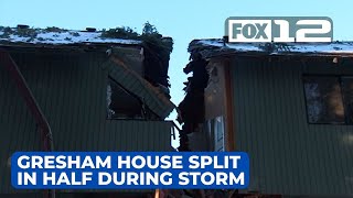 Gresham house split in half during storm screenshot 2