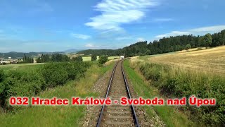 Trať 032 Hradec Králové - Svoboda nad Úpou