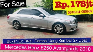 [For Sale] Mercedes Benz E250 Avantgarde 2010 | Matic | Termurah seIndonesia | W212