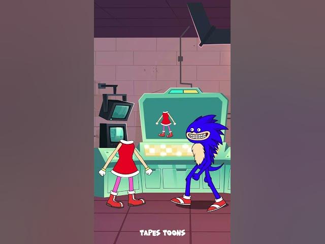 Outline Video Help Amy Choose Her Body Parts ! Shin Sonic Animation