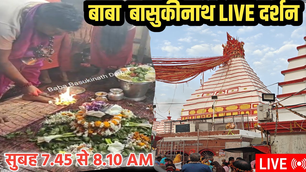 🌈 होली महोत्सव LIVE | बाबा बासुकीनाथ के दरबार में रंगों की भक्ति पूर्णिमा, दिन -मंगलवार 03/03/26