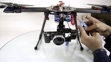 HolyBro 2 axis mid size brushless gimbal DEMO
