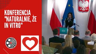 Konferencja "Naturalnie, że in vitro" pod patronatem Wicemarszałek Sejmu