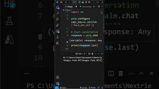 Bard API Chatbot in Python (PaLM 2) - Google Generative AI