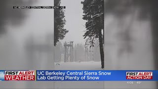 First Alert Weather: UC Berkeley Central Sierra Snow Lab getting plenty of snow