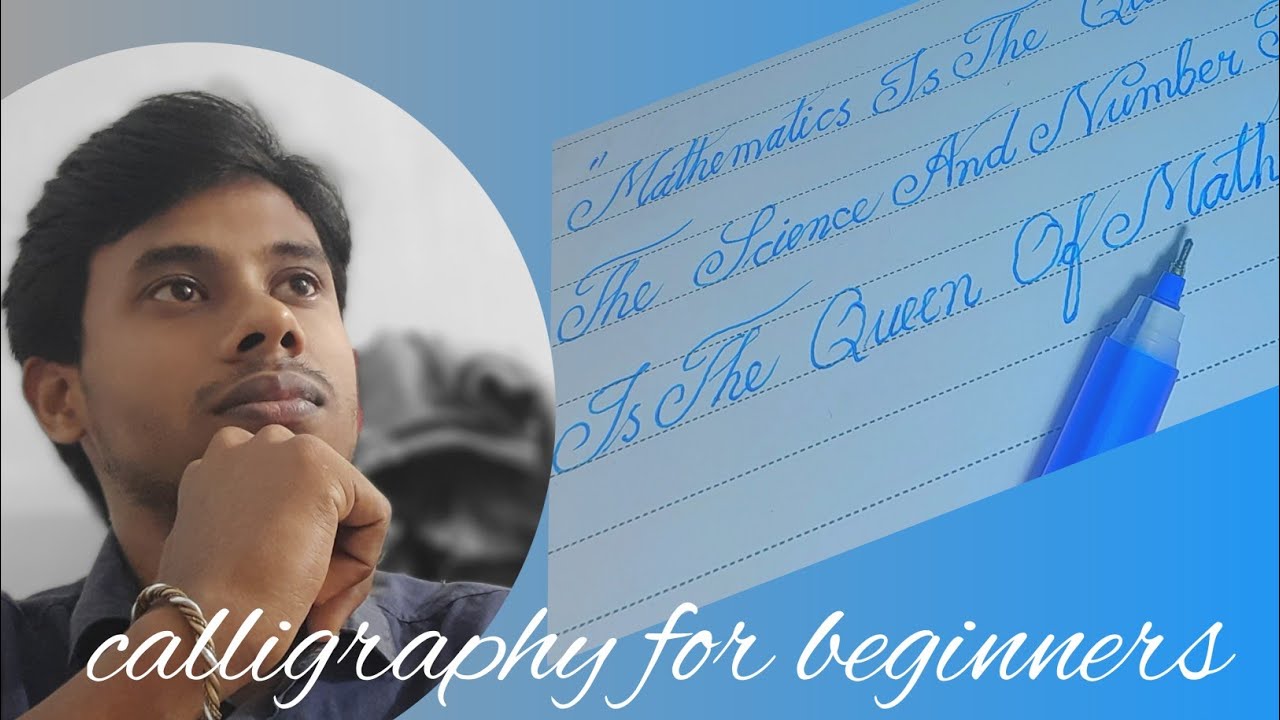 How To Write Calligraphy By Ball Pen |Part 2| - YouTube