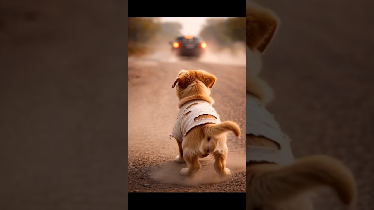 Poor puppy left behind by its owner and got betrayed !! 