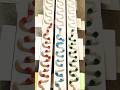 🔵🔴🟢3色3レーン🌈癒しの木製マーブル ラン🎶 #asmr #marblerun #癒し #マーブルラン #woodentoys #木製おもちゃ #satisfying #healing