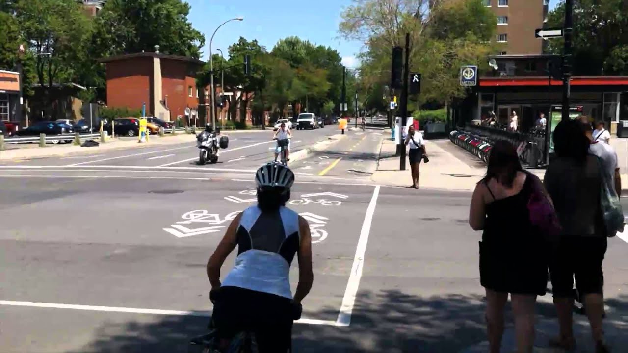 Montreal Bike Lanes YouTube