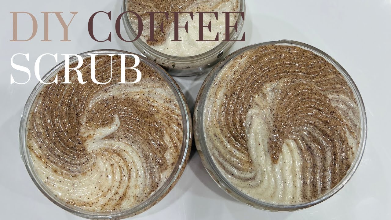 DIY COFFEE SUGAR SCRUB / HOMEMADE EXFOLIATING FOAMING COFFEE SCRUB