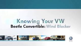 Wind Blocker Knowing Your VW