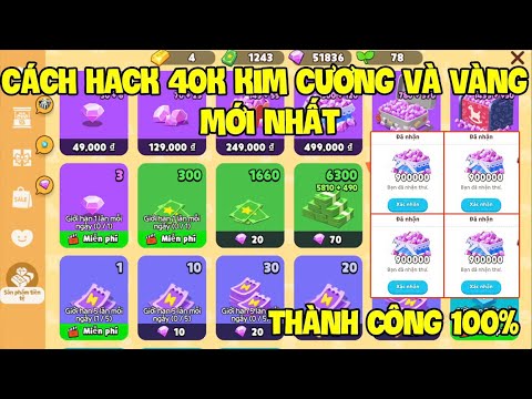 Cách Hack 60000 Kim Cương Miễn Phí trong Play Together từ CH Play thành công 100%