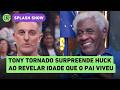 Tony Tornado no Domingão: Ator aos 95 anos surpreende Luciano Huck ao revelar idade que pai alcançou
