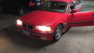 BMW e36 US lights