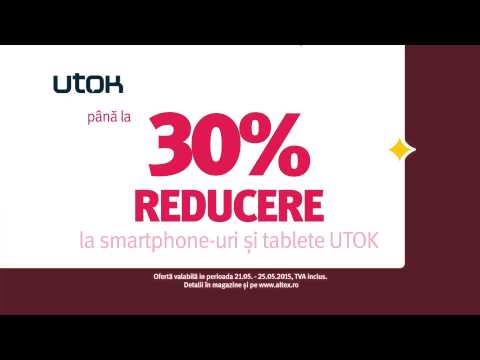 Reclamă ALTEX BOOM Days smartphone UTOK Mai 2015