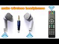 How to make wireless earphone at home - using tv remote sensors