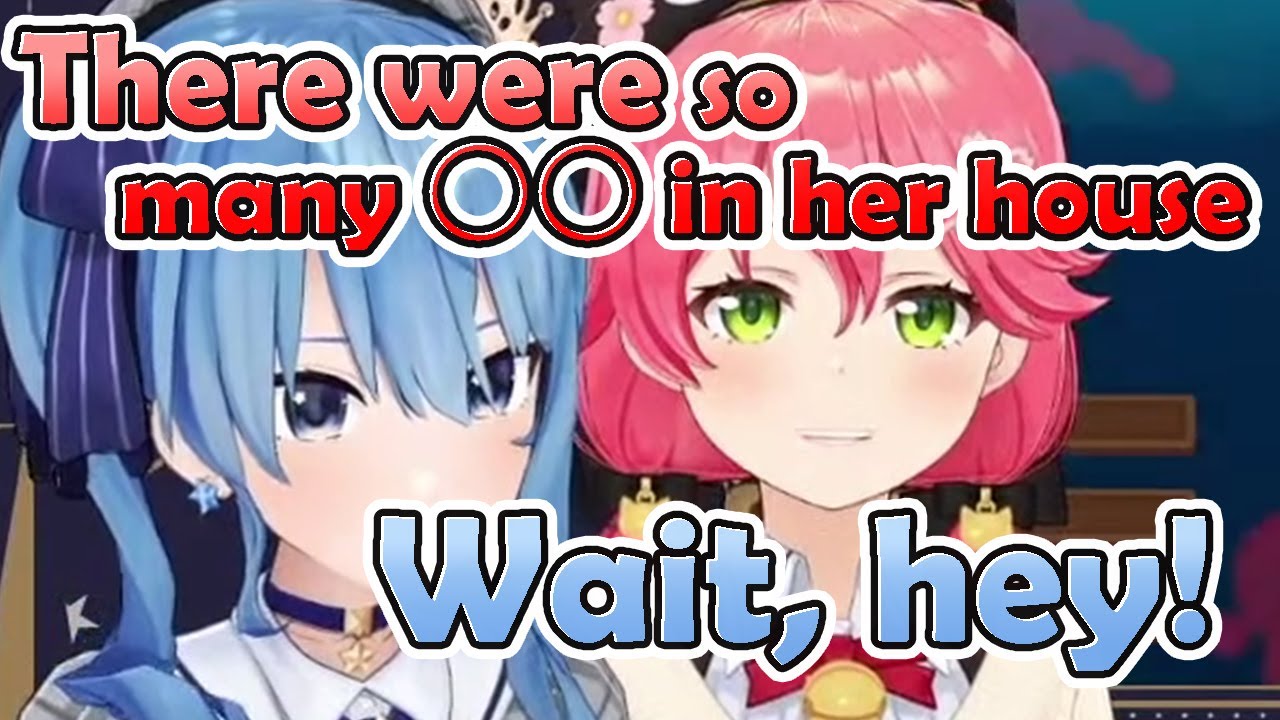 Suisei panics after Miko reveals what is inside her house