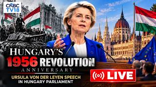LIVE: Ursula von der Leyen Speaks At Hungarian Parliament On 1956 Revolution Anniversary | N18G