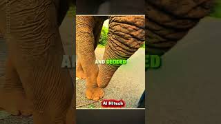 You Won't Believe What This Elephant Did With Her Food! 🐘❤️ #shorts