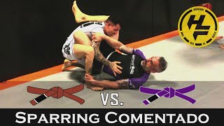 BJJ ?‍♂️| SPARRING Comentado 9 (Marrón? vs. Morado?)