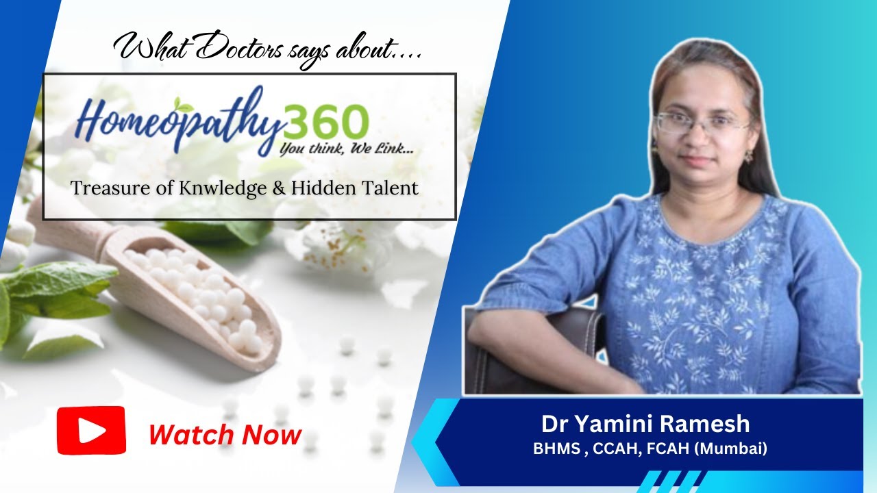 Dr Yamini Ramesh (Asha Homeopathic Academy) - YouTube