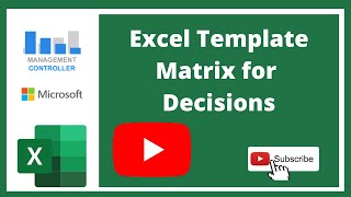 ✅ Excel Template Matrix for Decisions