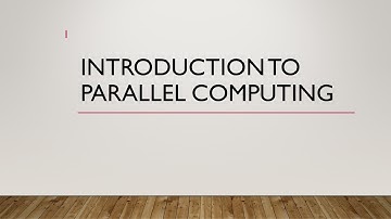 02: Distributed and Parallel Computing: Introduction