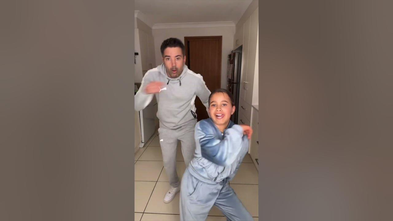 We were meant to do the dishes. #dad #daughter #dance #duo
