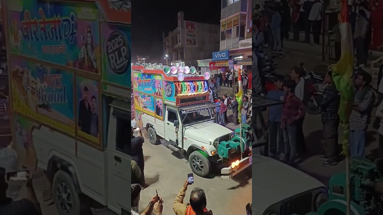 4 हाथी, घोड़े, ऊंट, बगीया और 10-10 DJ के साथ भोपालगढ़ में बंदोली 