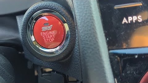 2015+ WRX/STi JDM STi Push Button install