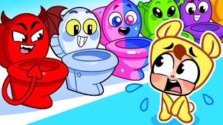 Potty Color Game Rainbow Poo Poo Song Toilet Training For Toddlers