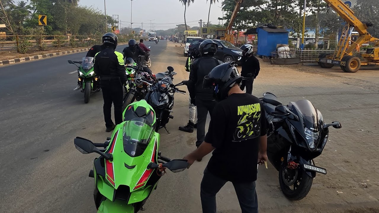  Kawasaki ZX10R V/S ZX6R , Average Sunday with beautiful memories 😛🤙, #explore #entertainment #fun 