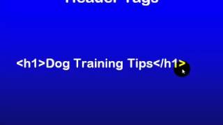 9 - SEO Education 101 Using Header Tags Effectively