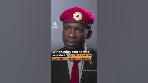 Bobi Wine detained on return to Uganda | AJ #shorts