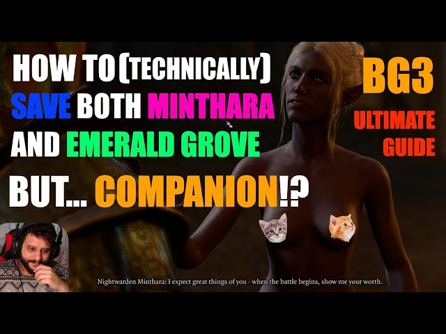 Baldurs Gate 3  How to Recruit Minthara and Save the Emerald