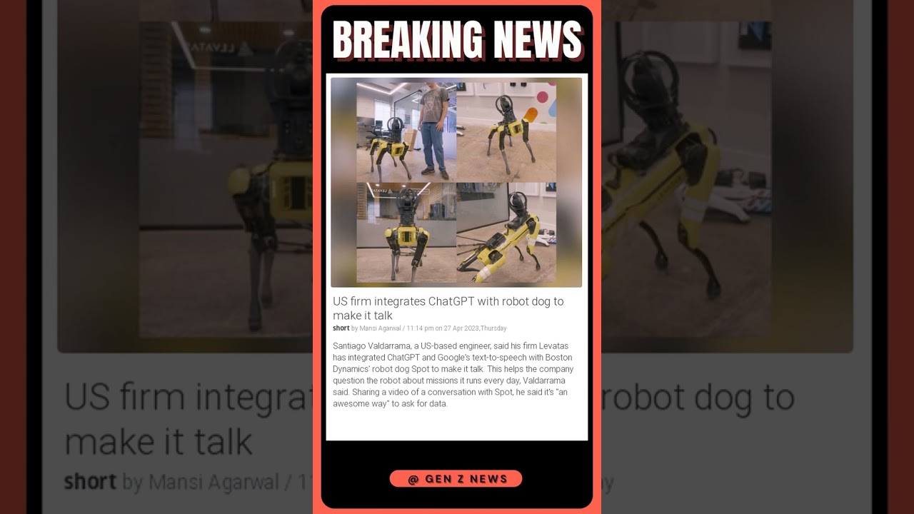 Robot Dog Spot Talks: US Robotics Advances to New Level | 