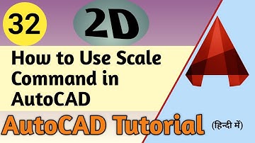 32. How to Use Scale Command in AutoCAD || ATC Design ||