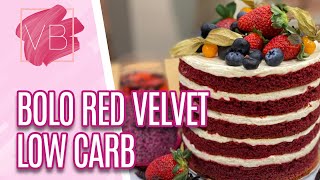 Bolo Red Velvet - Healthy Bites - a Bisou