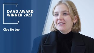 Interview with DAAD Prize Winner Cloe De Leo | Frankfurt School