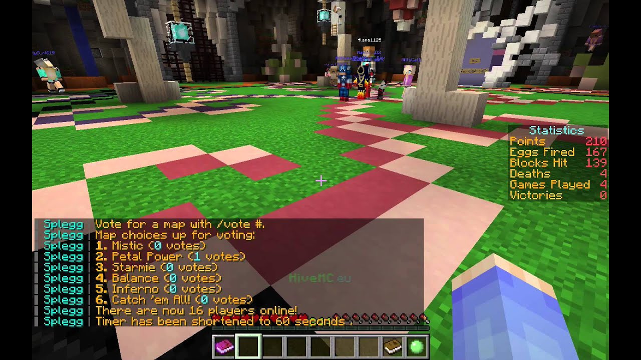 Minecraft Mini Games for KIDS - The Hive - Part 1 - YouTube