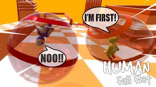 video thumbnail for: SUPER SONIC AND TAILS RACING IN HAMSTER BALLS in HUMAN FALL FLAT