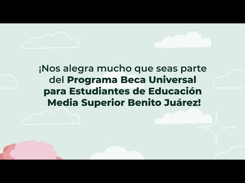 Becaria o becario de Educación Media Superior de nuevo ingreso