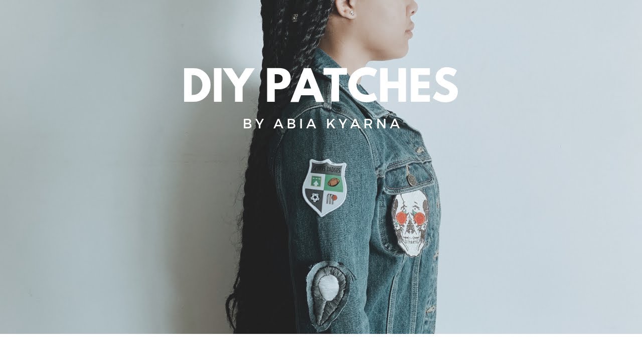 DIY embroidered patches