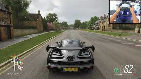 2018 MCLAREN - SENNA | Forza Horizon 4 | Arduino Wheel Gameplay