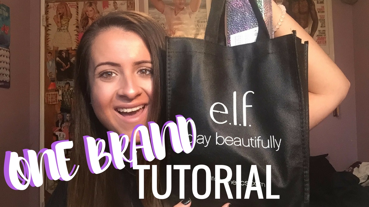 E.L.F ONE BRAND TUTORIAL!