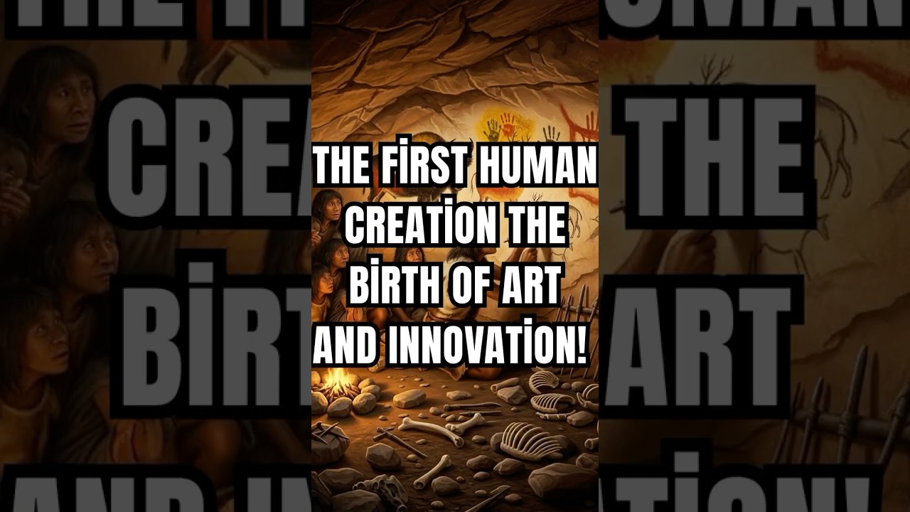 The First Human Creation: The Birth of Art and Innovation! 🎨🛠️