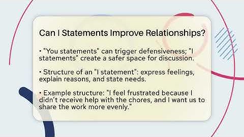 Can I Statements Improve Relationships? - The Personal Growth Path