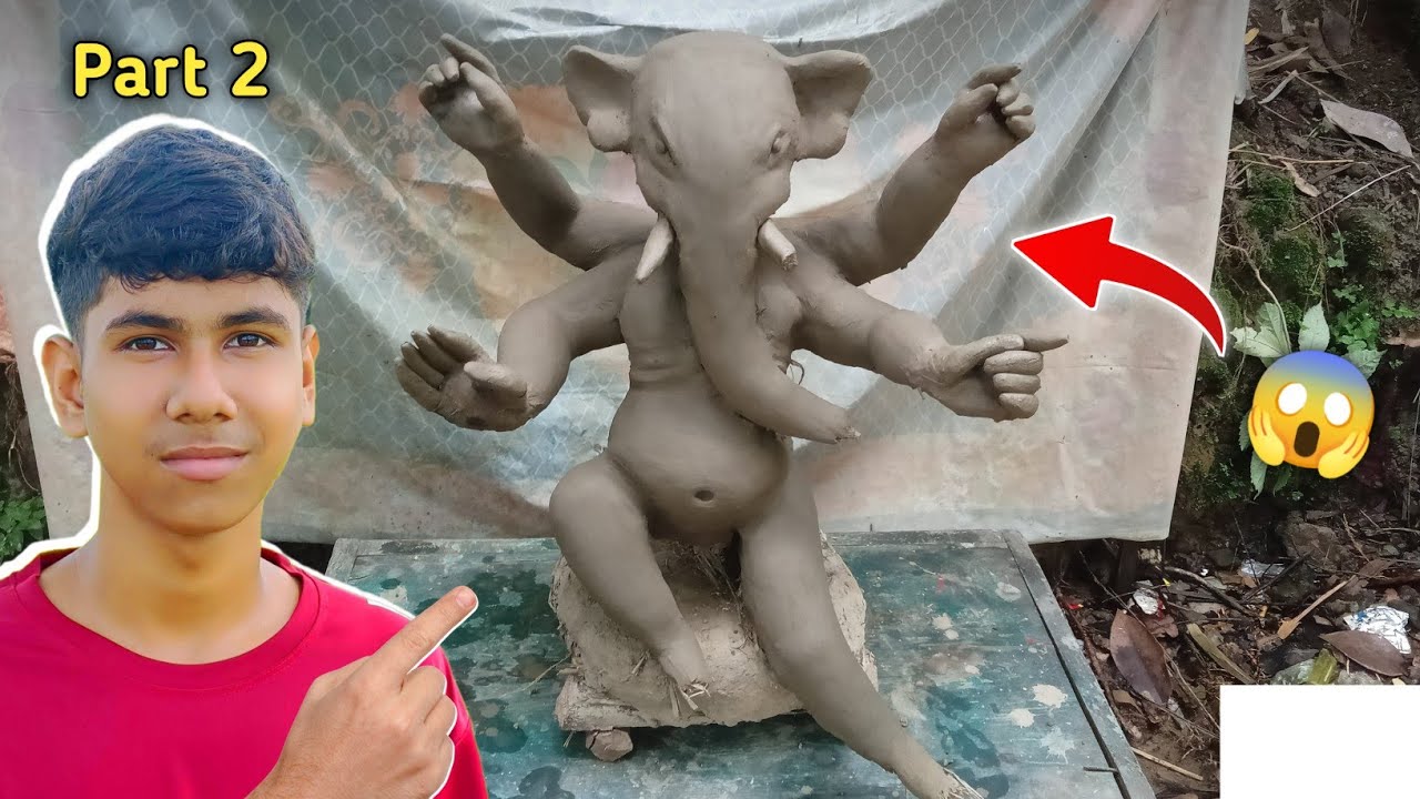Ganesh Murti Making: A Step-By-Step Guide For Beginners (Part 2 )