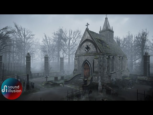 Haunted Graveyard Spooky Ambience [Scary Halloween sounds] class=