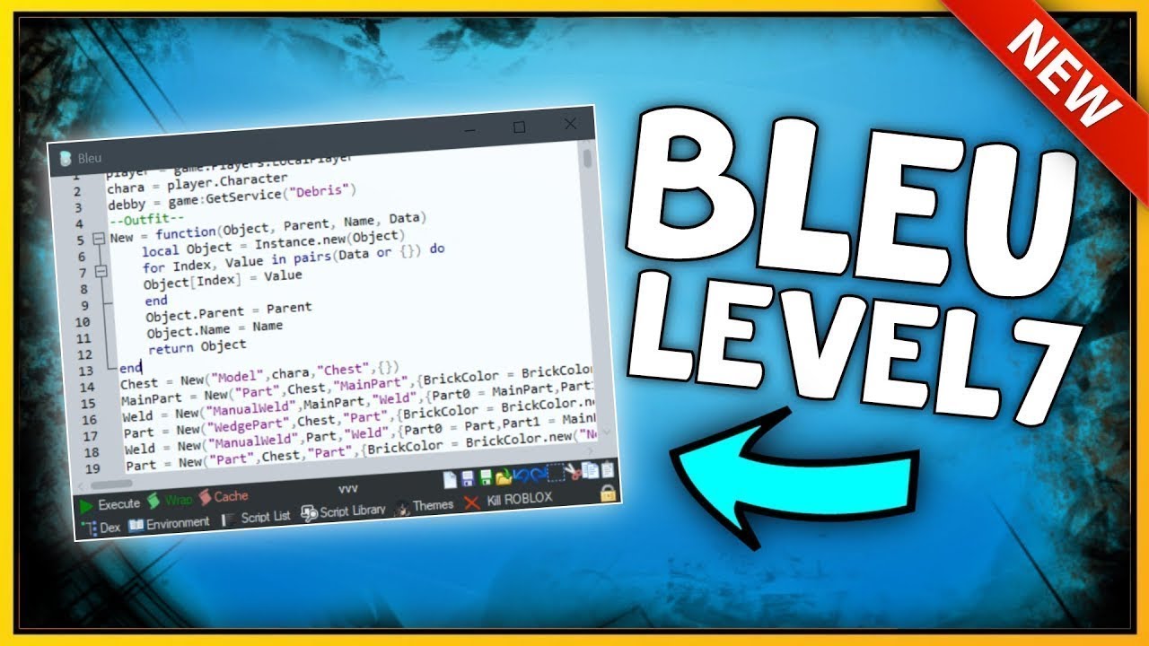 Free Level 7 Bleu Roblox Exploit Free Trial Youtube